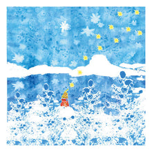 Carica l&#39;immagine nel visualizzatore di Gallery, Biglietto di Natale 2023: La casetta e le stelle sul lago
