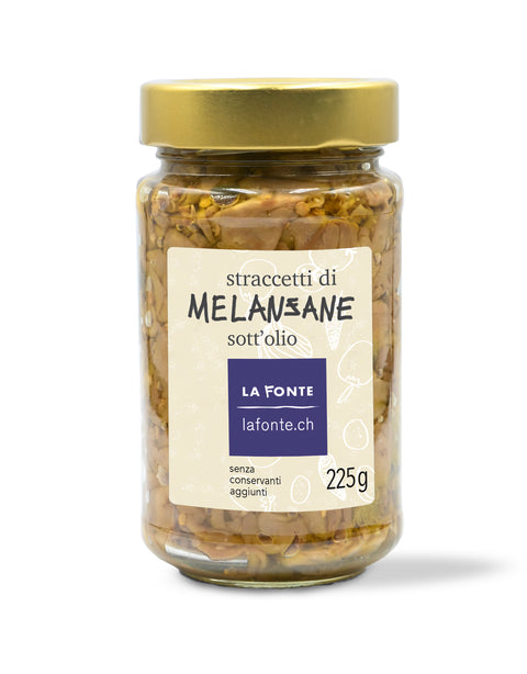 Straccetti di melanzane sott'olio