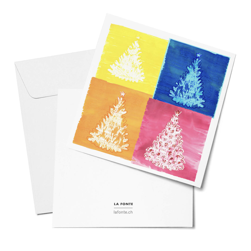Biglietto di Natale 2022: Variazioni su Albero